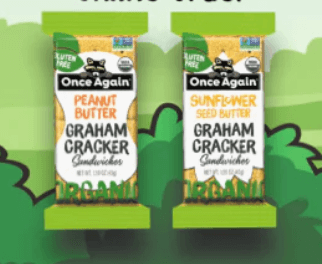 Free pack of Once Again Graham Crackers