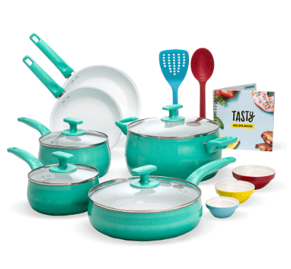 Tasty Ceramic Titanium-Reinforced Cookware Set