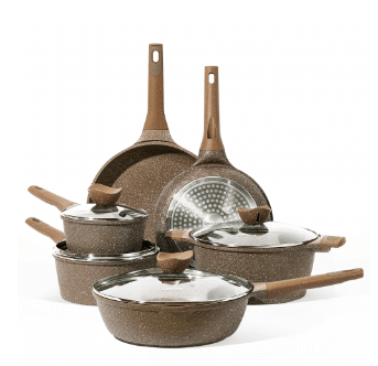 Grab the Carote Granite Cookware Set for Only $74.99