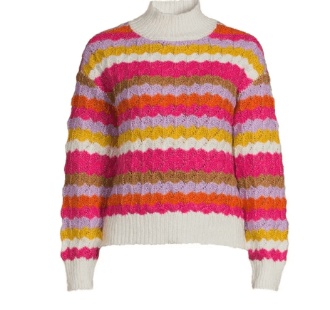 99 Jane Street Women’s Mock Neck Pullover Sweater $12.98