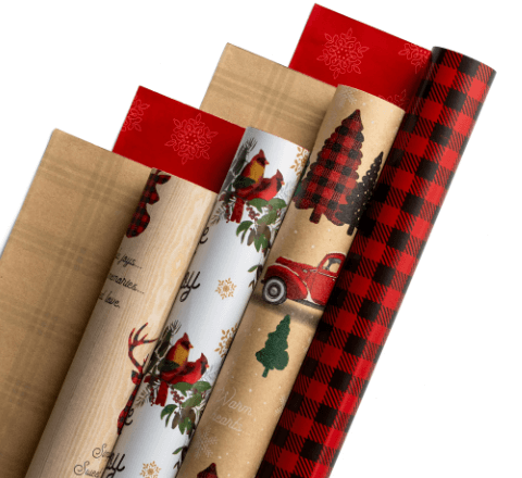 DaySpring’s Cozy Christmas Wrapping Paper Roll Set $19.99