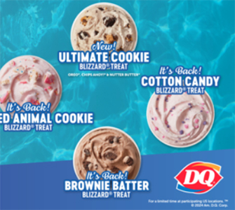 Dairy Queen: Buy One, Get One Free Blizzard Starts- April 1 - 14