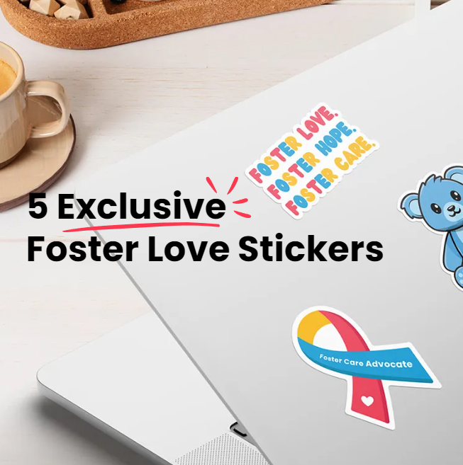 Free Foster Love Stickers