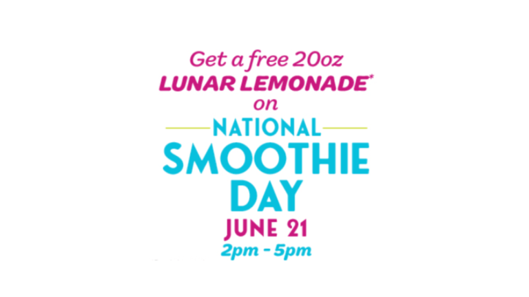 FREE 20oz Lunar Lemonade Smoothies at Planet Smoothie