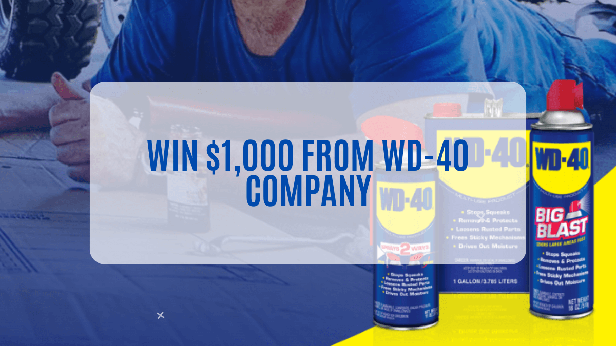 Win $1,000 From WD-40 Company