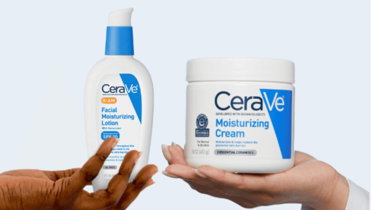 Free CeraVe Moisturizing Cream & AM Lotion Sample Bundle