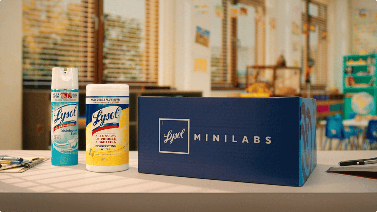 Free Lysol Minilabs Science Kit for teachers