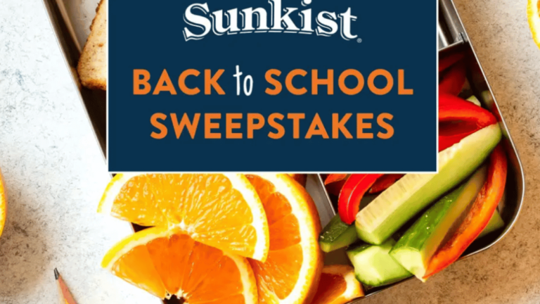 Sunkist Launches Back to School Sweepstakes with Attractive Prizes