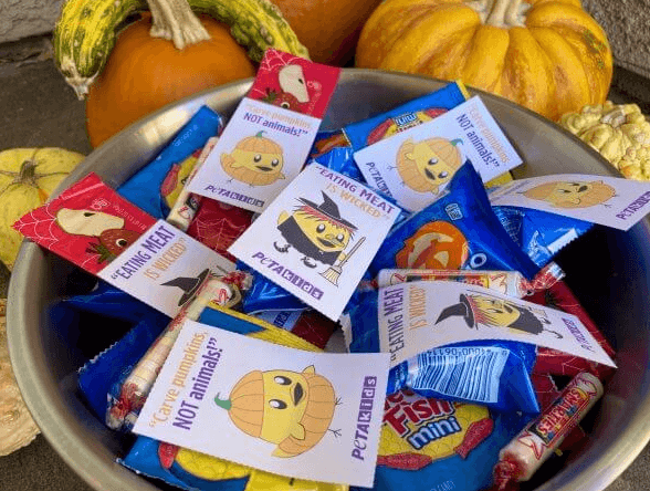 Free Halloween Stickers and Tags for Trick-or-Treaters from PETA