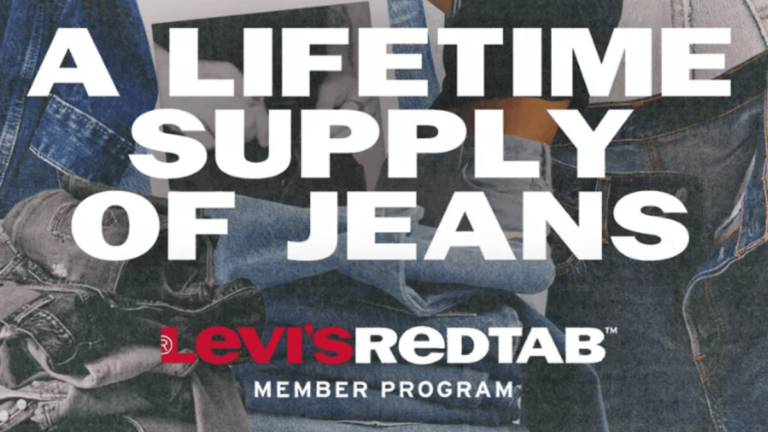 Levi’s Red Tab Lifetime Supply of Jeans Giveaway