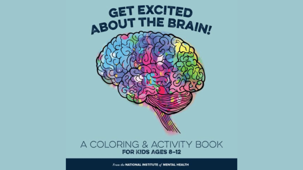 Free Get Excited About the Brain coloring and activity book