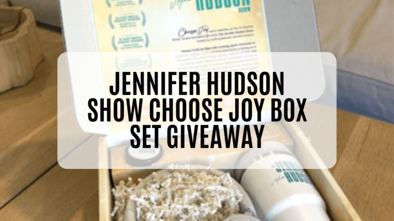 Jennifer Hudson Show Choose Joy Box Set Giveaway