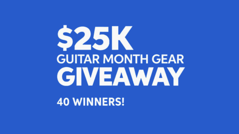 Sweetwater 25K Guitar Month Giveaway