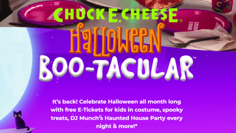 500 Free E-Tickets at Chuck E Cheese