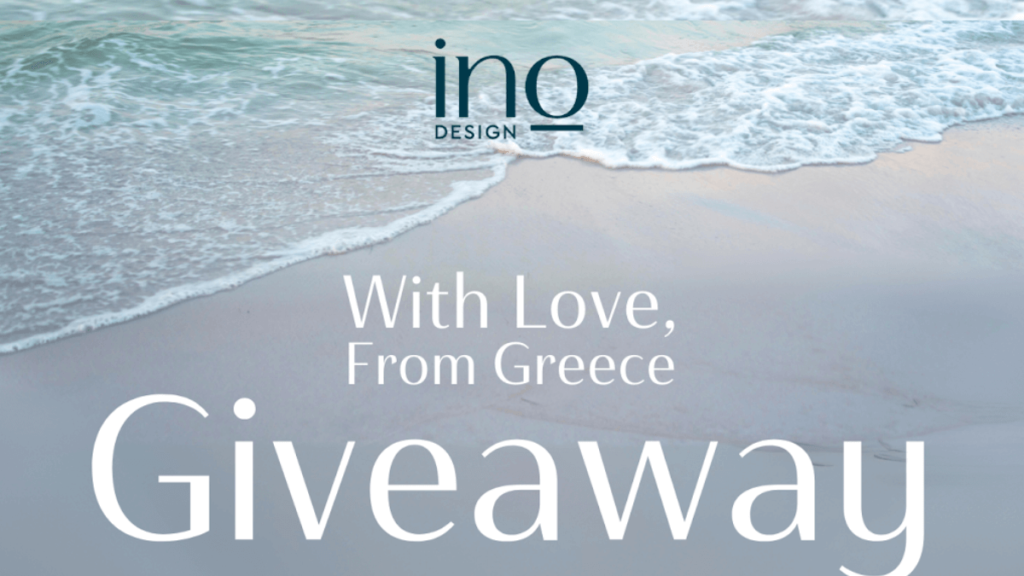 INO Design With Love, From Greece Sweepstakes