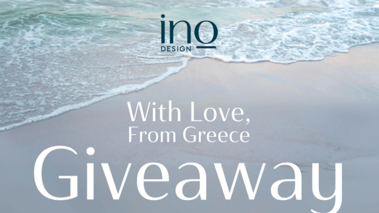 INO Design With Love, From Greece Sweepstakes