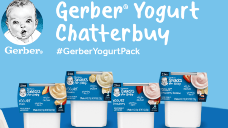 Possible Free Gerber Yogurt Chatterbuy Kit