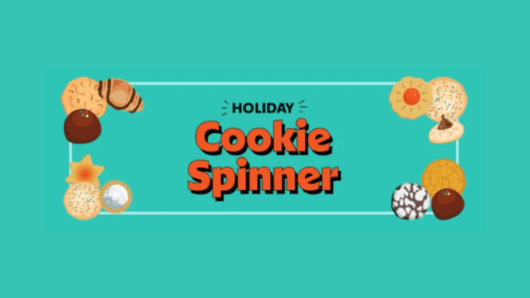 Holiday Cookie Spinner Sweepstakes