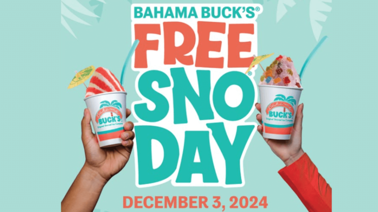 Free 12 oz. Sno at Bahama Buck’s on December 3