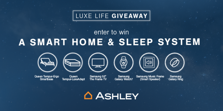 Win a Samsung 55" The Frame TV from Ashley Furniture