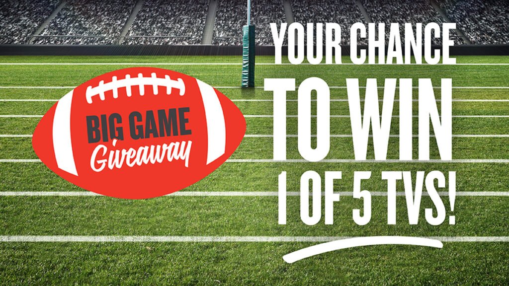 Win a New TV in The Big Game Giveaway