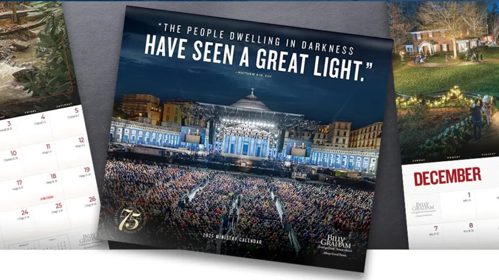 Claim a Free 2025 Billy Graham Evangelistic Association Calendar