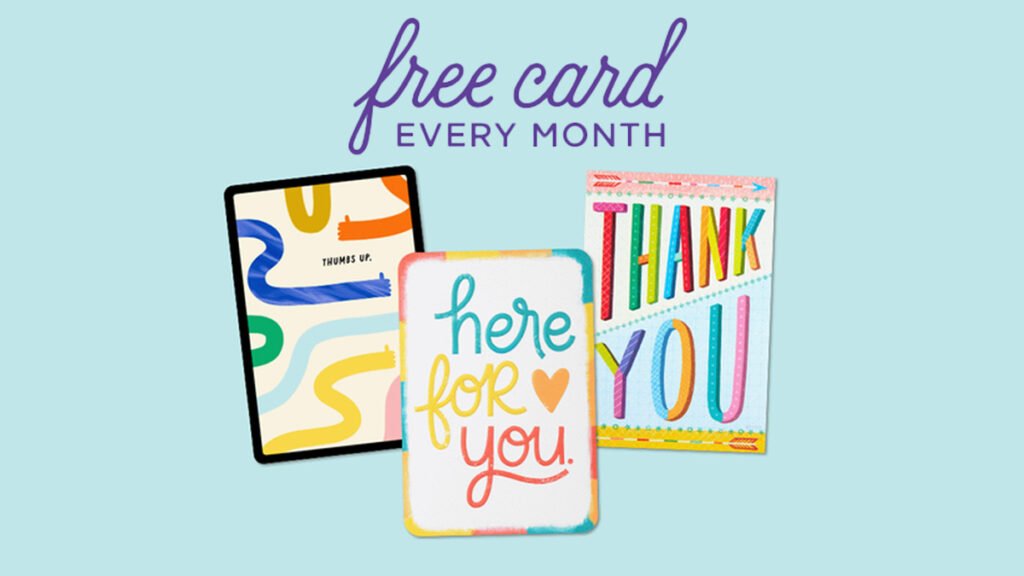 Get a Free Greeting Card Every Month from Hallmark