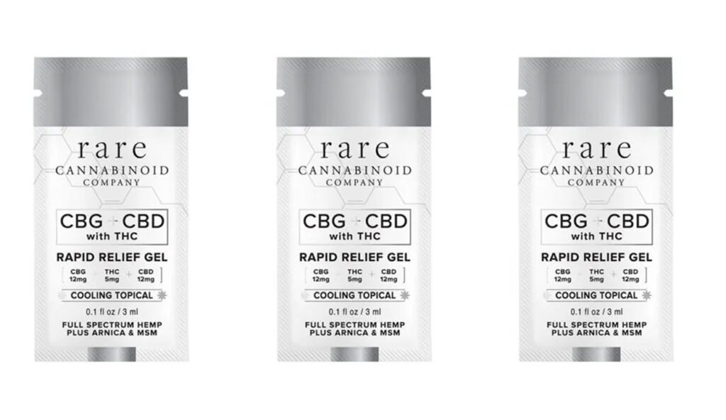 Free CBG, CBD & THC Rapid Relief Gel Sample