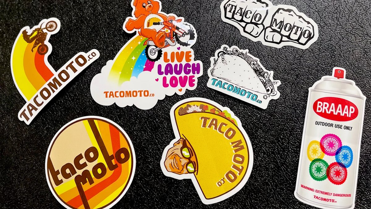 Claim Free Random Stickers from TacoMoto