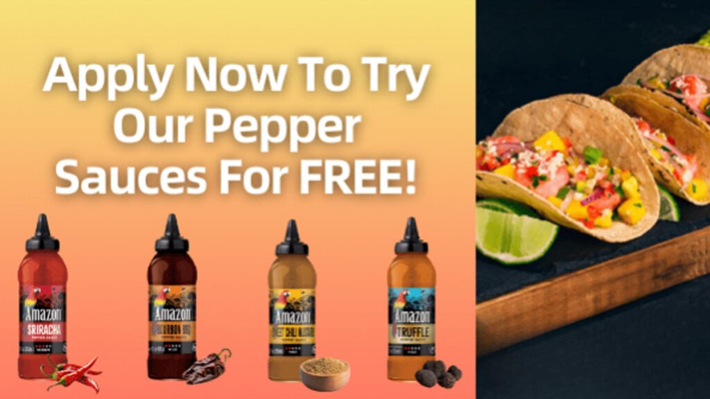 Sign Up for a Possible Free Sample of Amazon Peppers Sauces