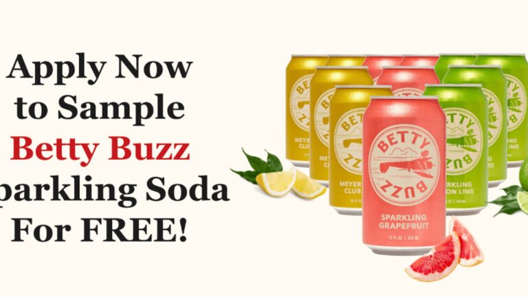 Possible Free Betty Buzz Sparkling Soda Sample