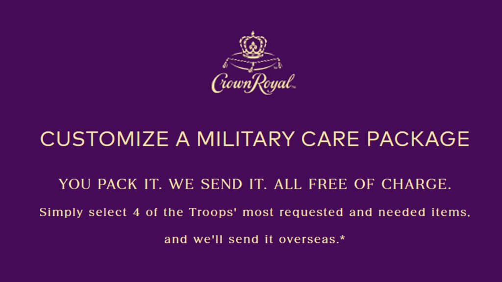 Send a Free Military Care Package to Support the Troops