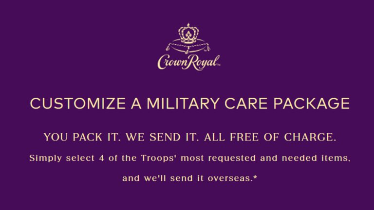 Send a Free Military Care Package to Support the Troops