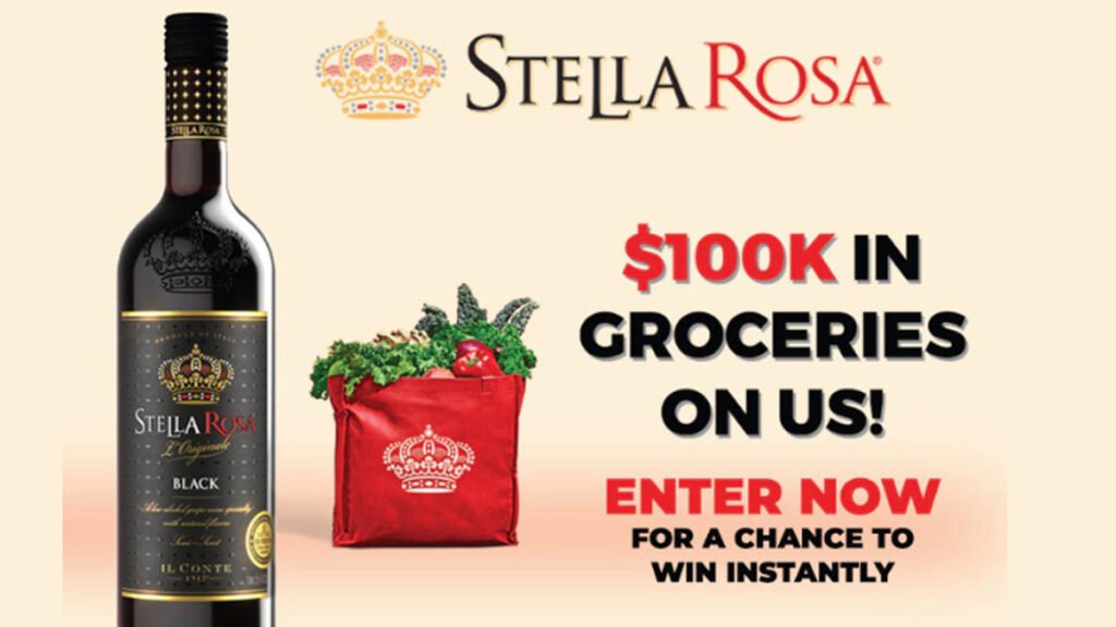 Win $1K Grocery Gift Cards from Stella Rosa