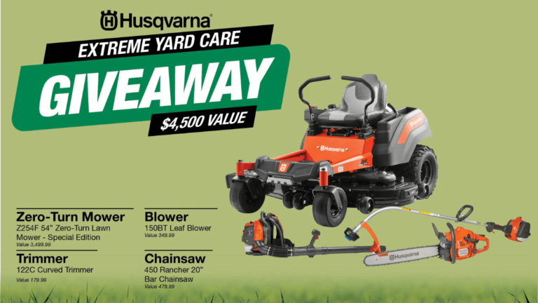 Win a Husqvarna Yard Care Bundle